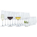 Bild 1 von Novel Gläserset, Transparent, Glas, 24-teilig, Lfgb, Made in EU, Essen & Trinken, Gläser, Gläser-Sets