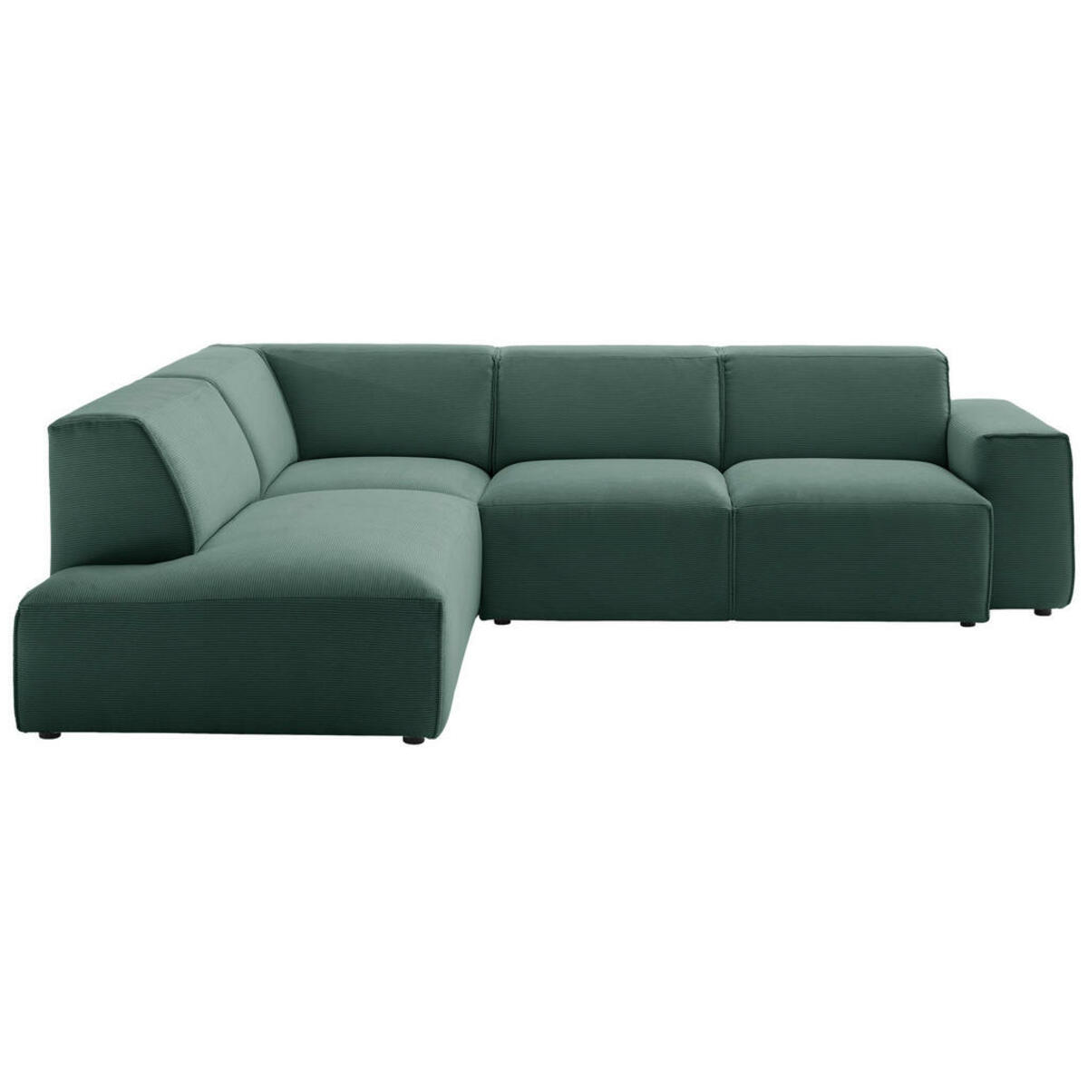 Bild 1 von Pure Home Lifestyle Ecksofa, Grün, Textil, 3-Sitzer, Ottomane links, L-Form, 243x210 cm, Goldenes M, Oeko-Tex® Standard 100, DGM-Klimapakt, DGM-Emissionslabel, Typenauswahl, Lederauswahl, Stoffausw