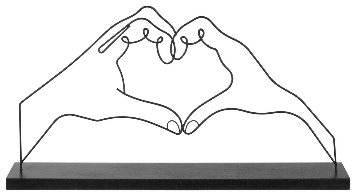 Bild 1 von Skulptur Helin in Schwarz, Schwarz