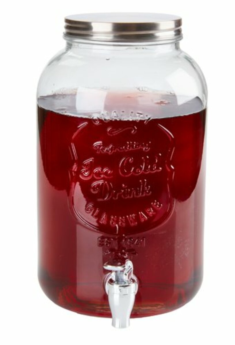 Bild 1 von Getränkespender m/Hahn LEMONADE 3,5 L Glas