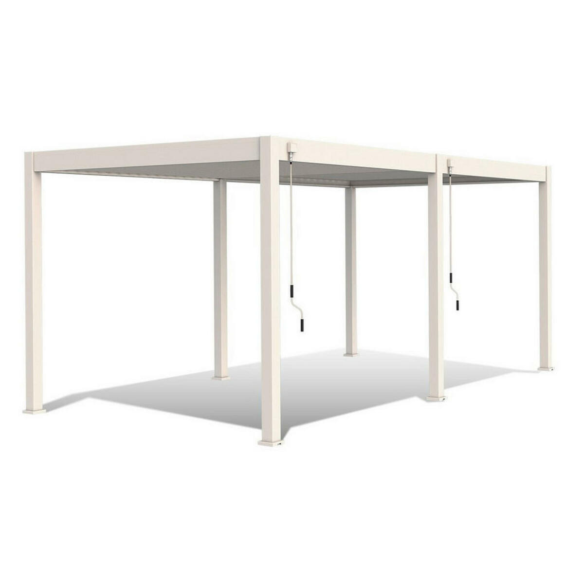 Bild 1 von Pavillon, Metall, 530x255x360 cm, wetterbeständig, UV-beständig, Sonnen- & Sichtschutz, Pavillons