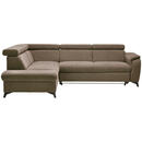 Bild 1 von Stylife Ecksofa Prag, Braun, Schlamm, Textil, 5-Sitzer, Ottomane links, L-Form, 260x203 cm, Stoffauswahl, seitenverkehrt erhältlich, Hocker erhältlich, Wohnzimmer, Sofas & Couches, Wohnlandschaften