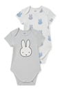 Bild 1 von C&A Multipack 2er-Miffy-Baby-Body, Grau, Größe: 74