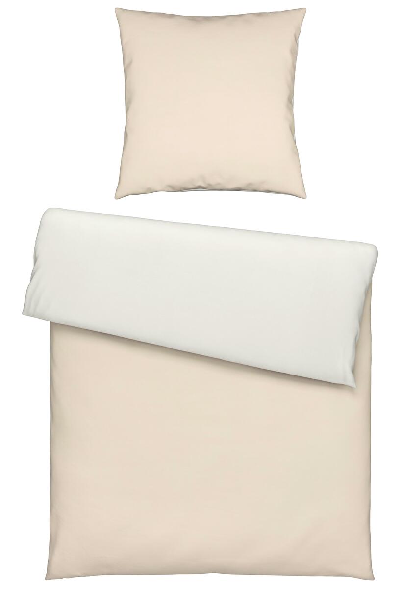 Bild 1 von Bettwäsche Annika in Weiß/Beige ca. 135x200cm, Weiß, Beige