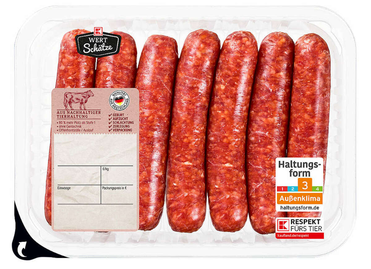 Bild 1 von K-WERTSCHÄTZE Merguez Rindsbratwurst