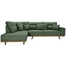 Bild 1 von Max Winzer Ecksofa, Grün, Textil, 3-Sitzer, Füllung: Schaumstoff, Ottomane links, L-Form, 295x217 cm, Goldenes M, Made in Europe, Rücken echt, Wohnzimmer, Sofas & Couches, Wohnlandschaften, Ecksof