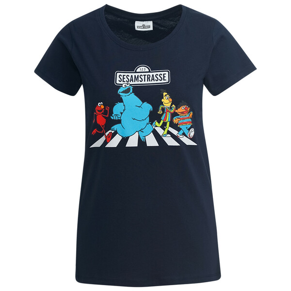 Bild 1 von Sesamstraße T-Shirt mit Print DUNKELBLAU