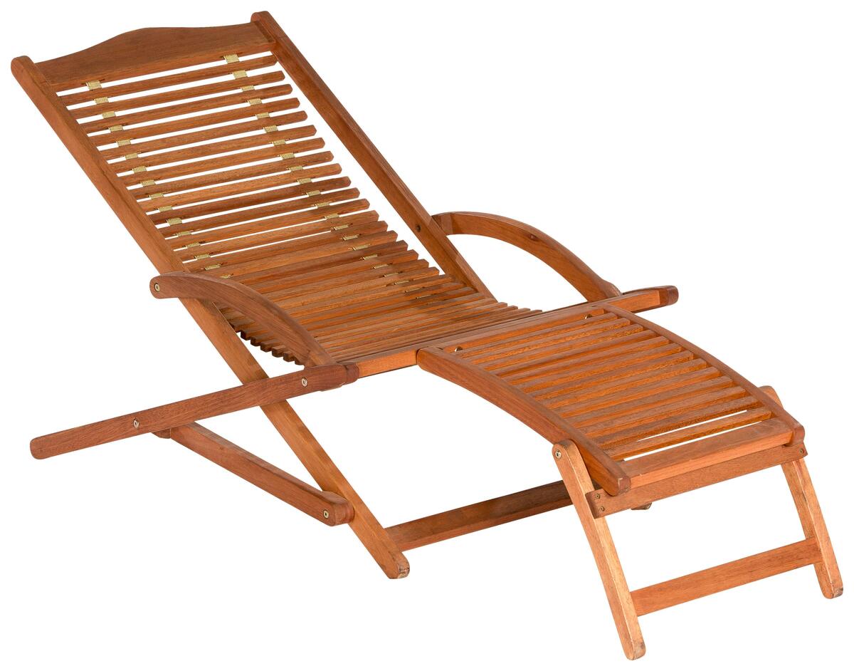 Bild 1 von Bäderliege Copa Echtholz klappbar, Braun