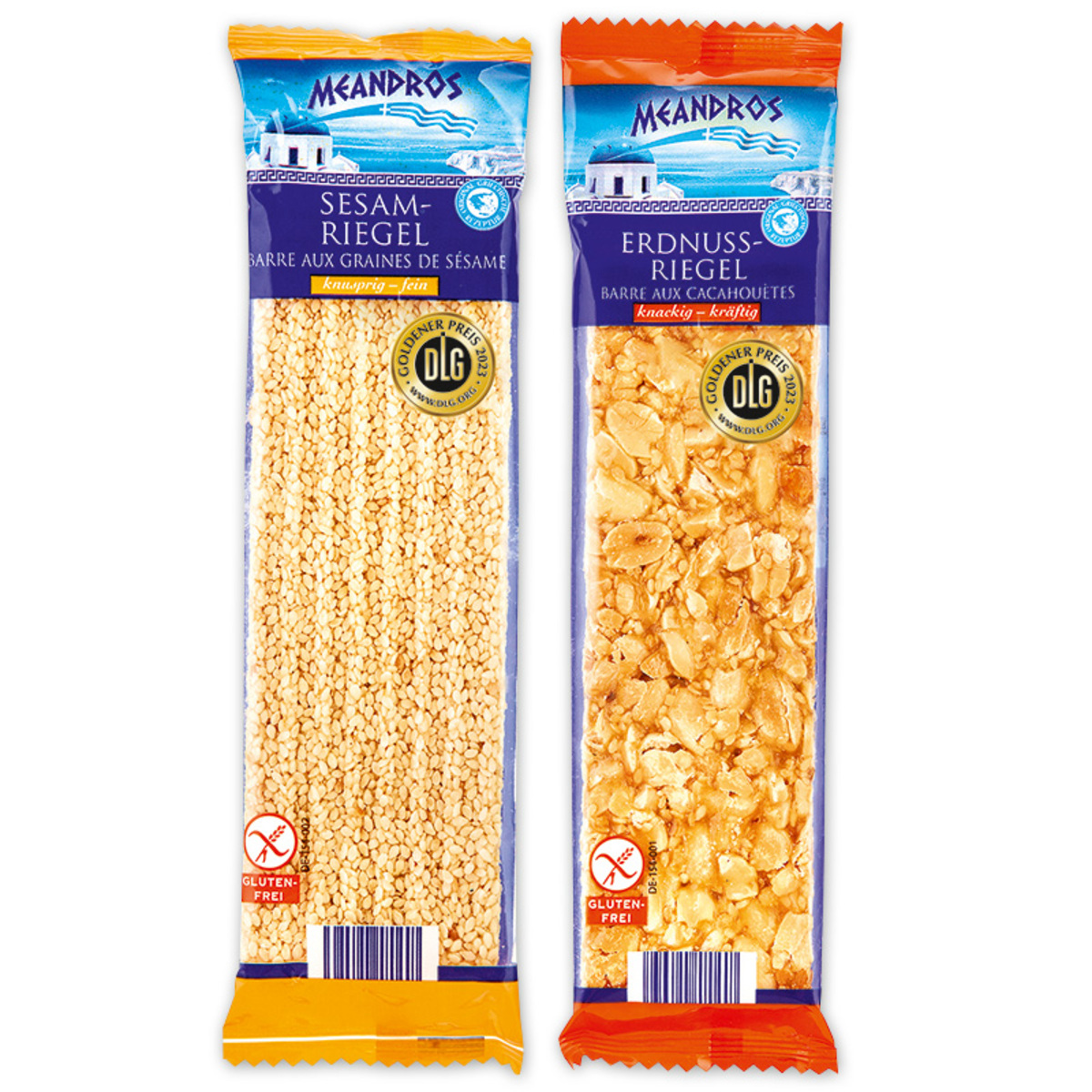 Bild 1 von Meandros Sesam-/ Erdnuss-Riegel
