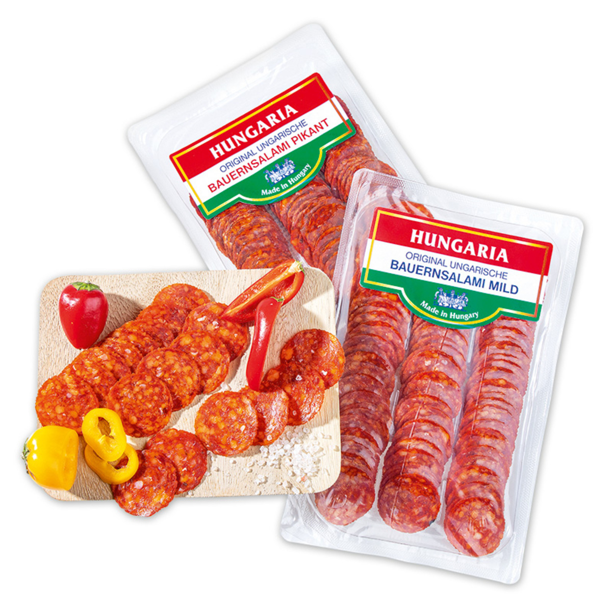 Bild 1 von Hungaria Original ungarische Bauernsalami