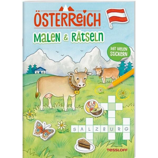 Bild 1 von &Ouml;sterreich - Malen & R&auml;tseln - Mit vielen Stickern