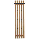 Bild 1 von Garderobenpaneel, Natur, Schwarz, Holz, Metall, Eiche, massiv, 40x150x22 cm, Aufhängemöglichkeit, Kleiderstange, Garderobe, Garderobenpaneele, Garderobenpaneele