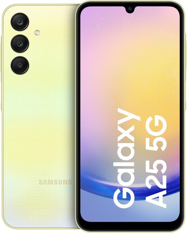 Bild 1 von Galaxy A25 5G Smartphone gelb