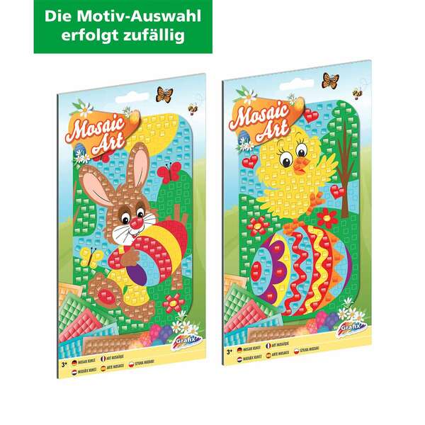 Bild 1 von Mosaik-Bild Ostern 32 x 14 cm (Motivauswahl erfolgt zufällig)