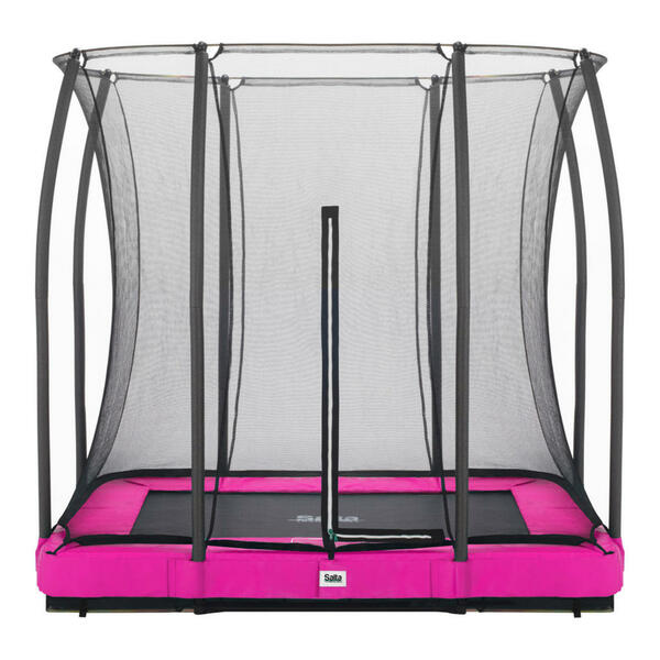 Bild 1 von Trampolin Salta Comfort Edition Ground, Pink, Metall, 214x153 cm, Outdoor Spielzeug, Trampoline