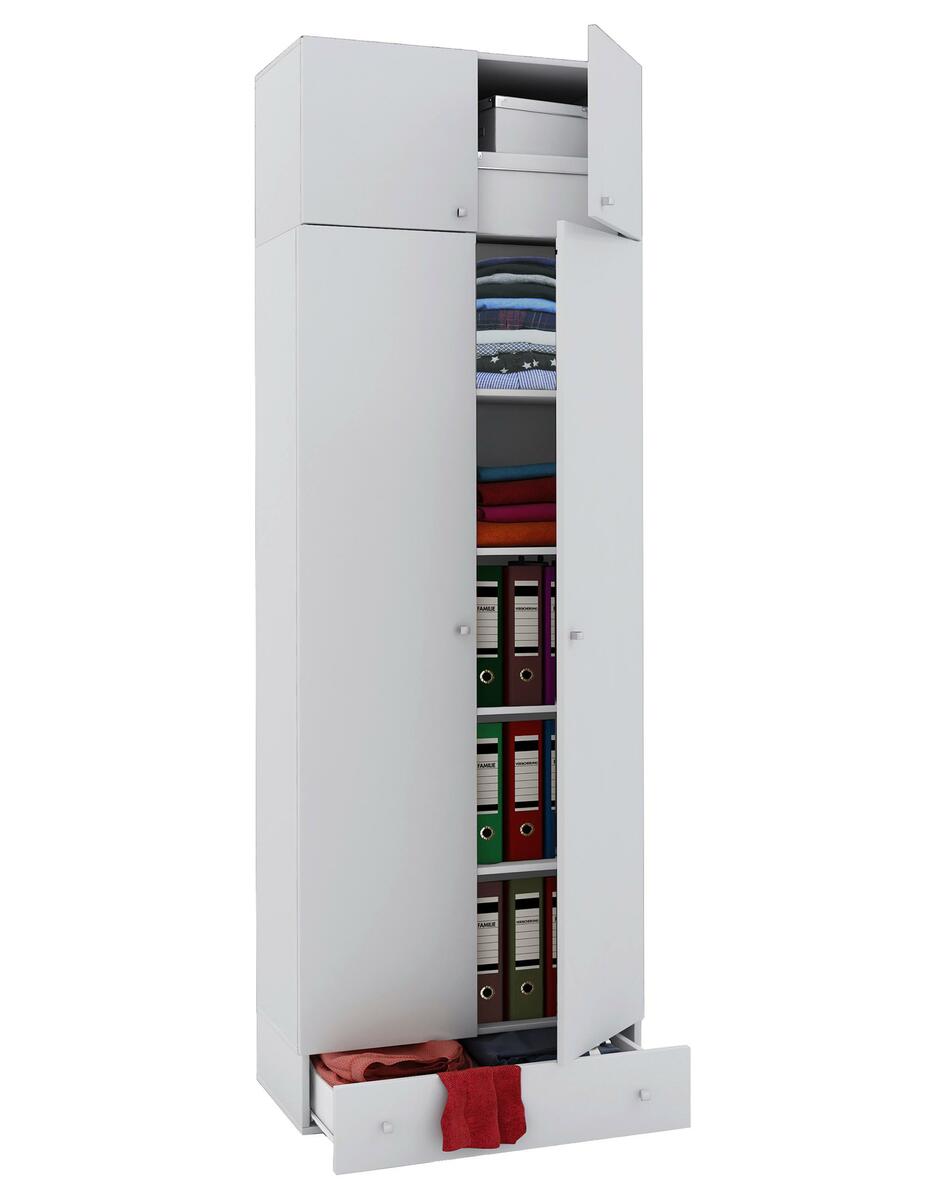 Bild 1 von Mehrzweckschrank ''Vandol I'', in Weiß, 5-Fächer, Weiß