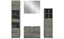 Bild 1 von Badkombination ¦ grau ¦ Maße (cm): B: 190 H: 185 T: 37 Badezimmer > Komplett-Badkombinationen - Sconto