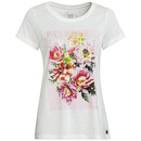 Bild 1 von Damen T-Shirt mit Blumen-Print WEISS