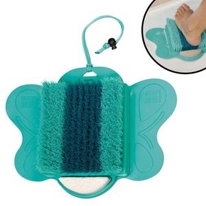 Starlyf® Fußbürste - Fußreiniger für Badewanne mit Bimsstein Foot Spa