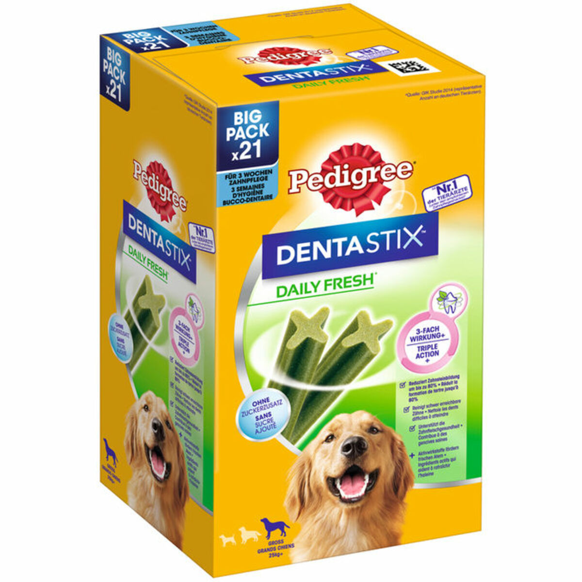 Bild 1 von Pedigree DENTASTIX™ Daily Oral Care für Grosse Hunde, 4*7 Stück