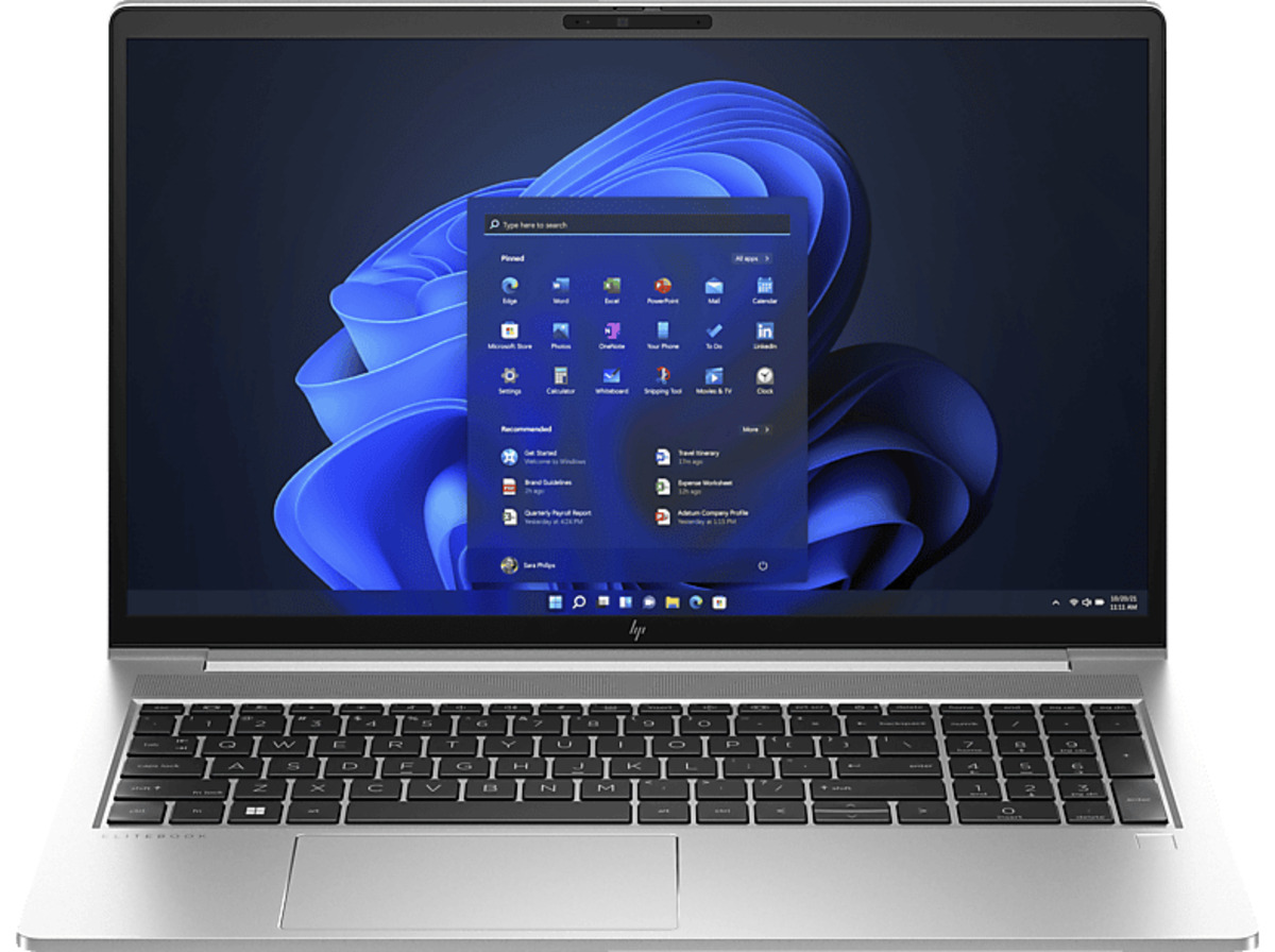 Bild 1 von HP - B2B EliteBook 655 15.6 G10, Business Notebook, mit 15,6 Zoll Display, AMD Ryzen™ 5 7530U Prozessor, 8 GB RAM, 256 SSD, Radeon™ Onboard Graphics, Silber, Windows 11 Pro (64 Bit), Silber