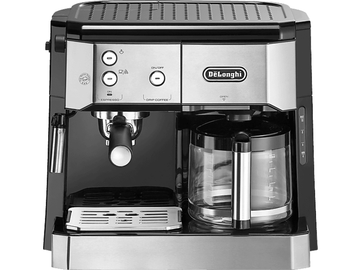 Bild 1 von DELONGHI BCO 421.S Kombi Kaffeemaschine Silber/Schwarz, Silber/Schwarz