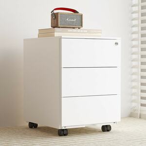 FlexiSpot Büro-Rollcontainer mit Schublade unter Schreibtisch RC2, Weiß