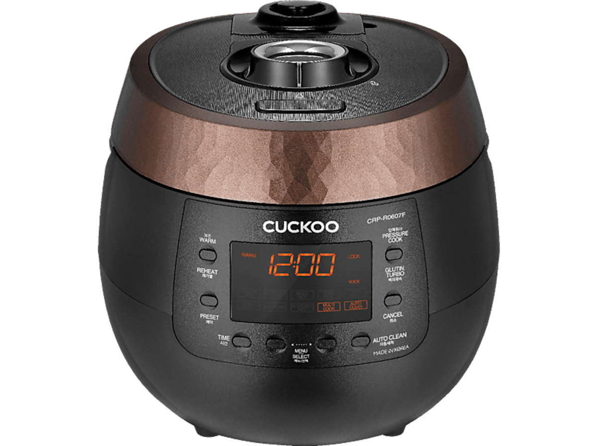 Bild 1 von CUCKOO CRP-R0607F Reiskocher (890 Watt, Braun/Schwarz), Braun/Schwarz