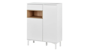 Highboard  Cani ¦ weiß ¦ Maße (cm): B: 90 H: 120 T: 36 Kommoden & Sideboards > Highboards - Sconto