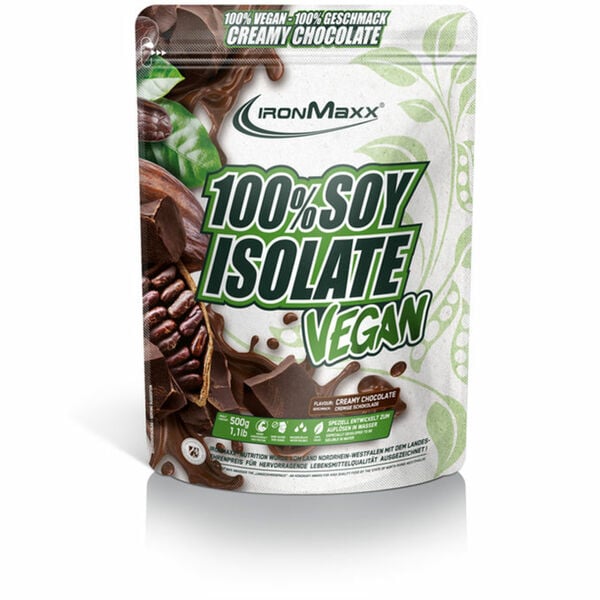 Bild 1 von IronMaxx 100% Sojaprotein Isolate Schokolade vegan