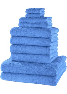 Handtuch Set (10-tlg. Set), Blau