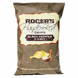 Rogers Handcooked Chips Black Pepper & Salt