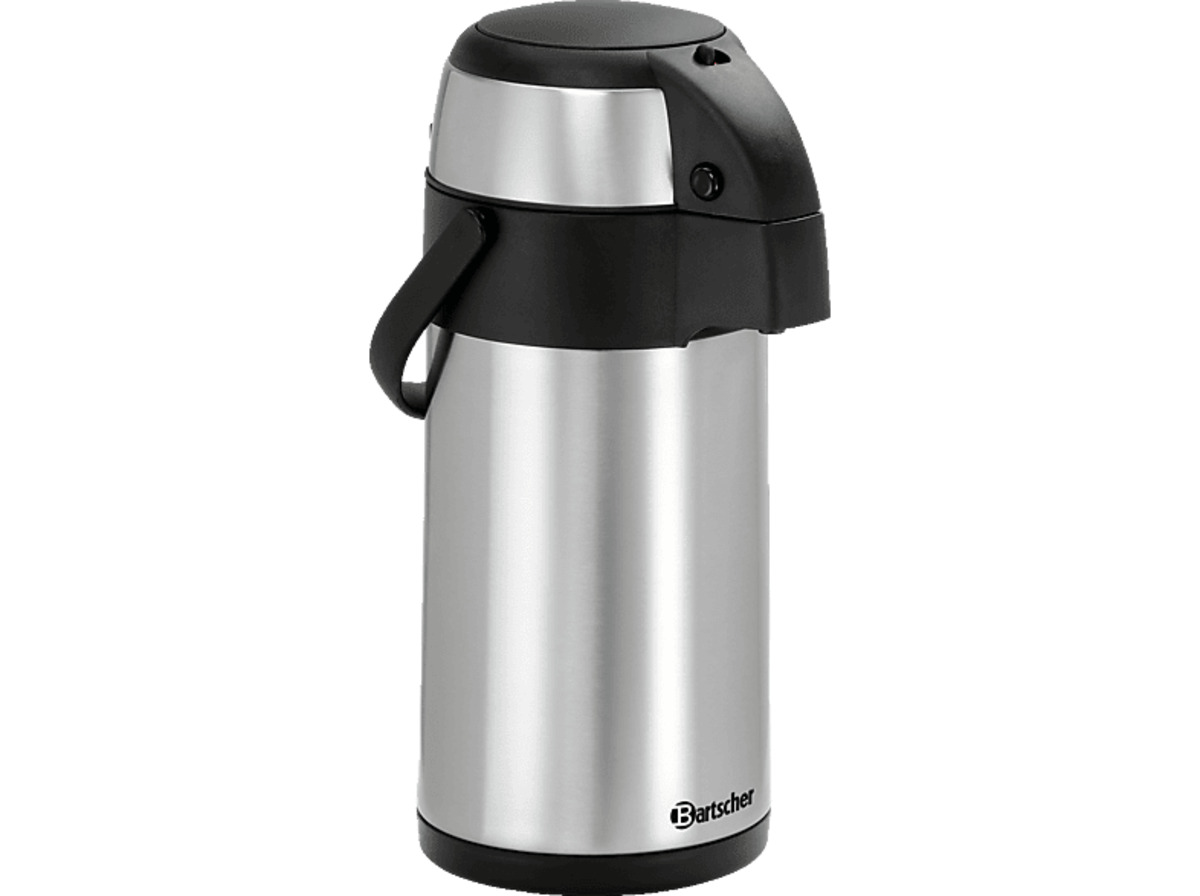 Bild 1 von BARTSCHER 150992 3L Isolierpumpkanne, Silber/Schwarz