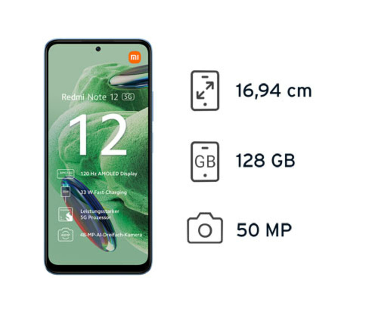 Bild 1 von Xiaomi Redmi Note 12 Pro 5G 6GB 128GB blau
