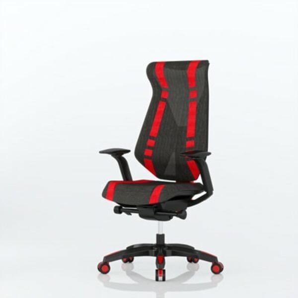 Bild 1 von FlexiSpot Atmungsaktiver Gaming Stuhl GC3, Rot
