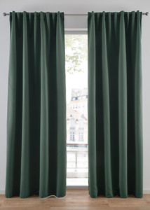 Schallisolierender Vorhang (1er Pack), 1 (H/B: 160/135 cm), Grün
