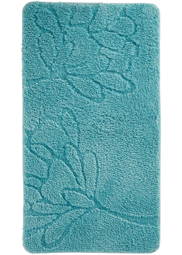 Bild 1 von Getuftete Badematte mit floralem Design, 3 (Badematte 50/90 cm), Blau