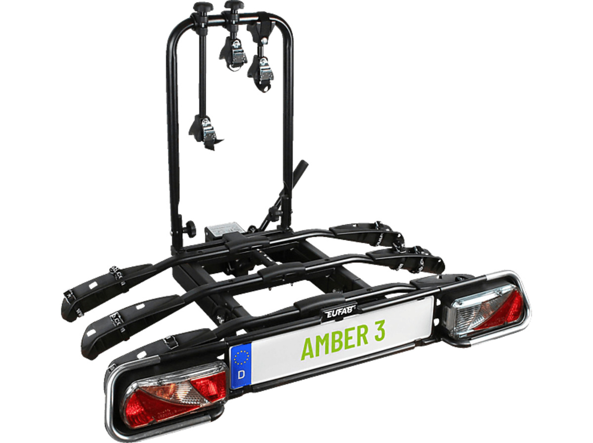 Bild 1 von EUFAB Fahrradträger AMBER 3, Schwarz), Schwarz