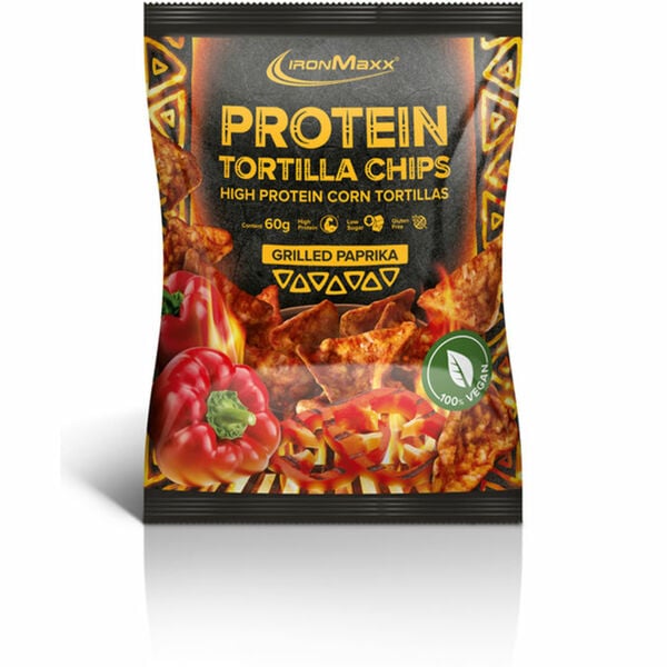 Bild 1 von IronMaxx Protein Tortilla Chips Grilled Paprika