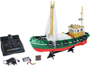 CARSON RC-Fischkutter Cux-15 2.4G 100% RTR Spielzeugboot, Grün, Grün