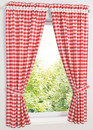 Bild 1 von Vorhang mit Raffhalter (2er Pack), 2 (H/B: 145/80 cm), Rot