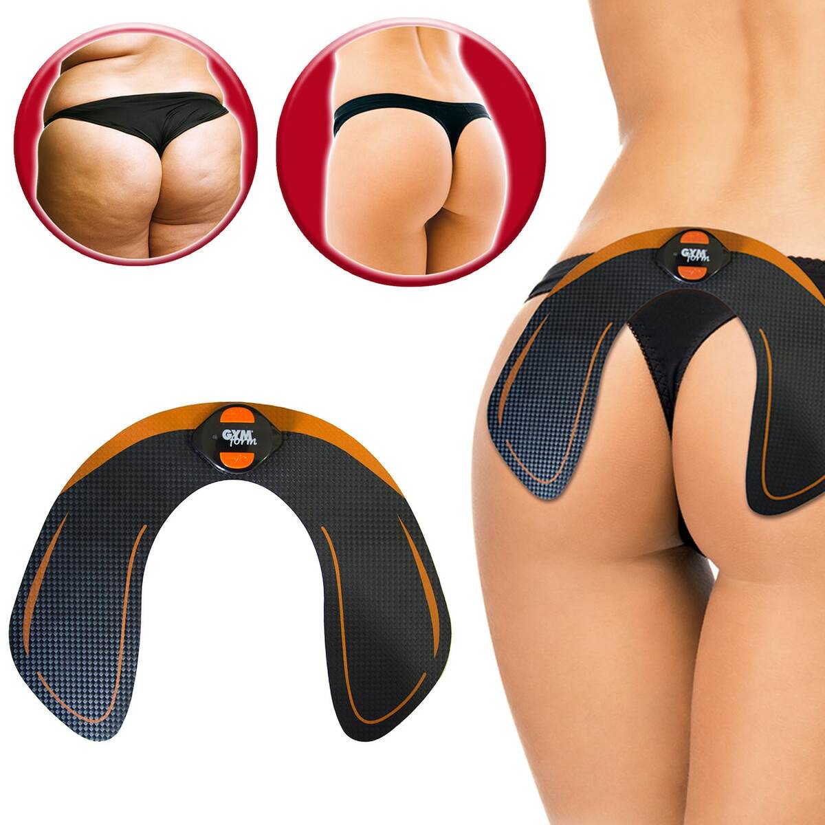Bild 1 von Gymform® EMS Muskeltrainer für Hüften & Gesäß - Po Muskulatur Glutes
