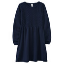 Bild 1 von Mädchen Strickkleid mit Struktur DUNKELBLAU