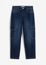 Bild 1 von Cargo Jeans Mid Waist, Stretch, 42, Blau
