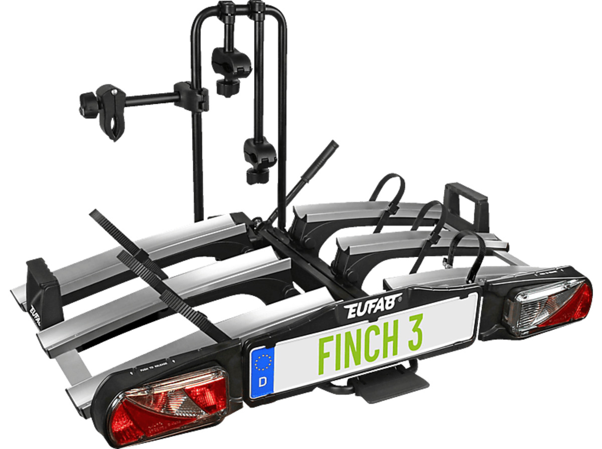 Bild 1 von EUFAB Fahrradträger FINCH 3, Silber), Silber