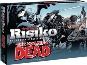 WINNING MOVES Risiko The Walking Dead - Survival Edition Gesellschaftsspiel Mehrfarbig, Mehrfarbig