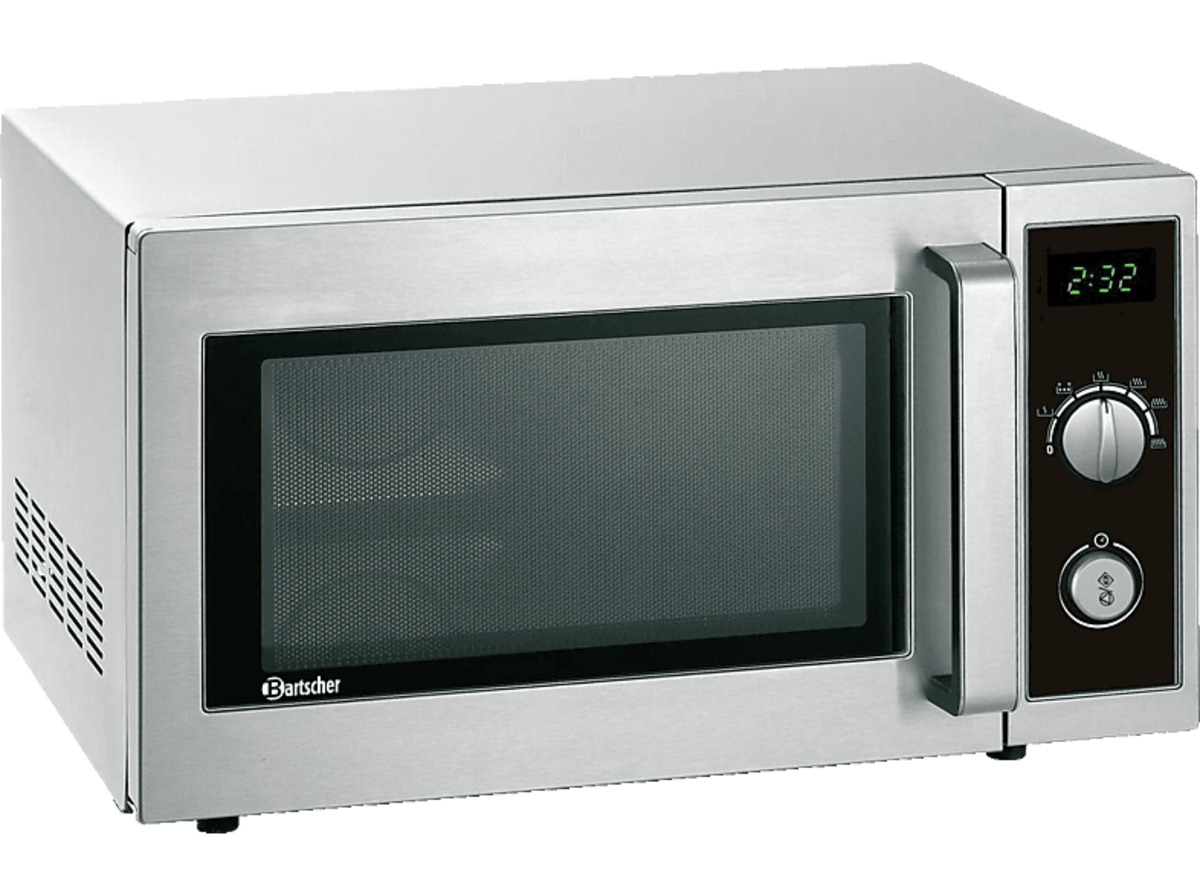 Bild 1 von BARTSCHER 610182, Mikrowelle (1000 Watt), Silber/Schwarz