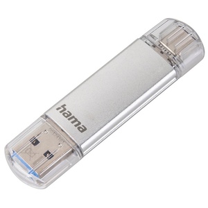 Hama USB-Stick "C-Laeta", Type-C USB 3.1/USB 3.0, 32GB, 40 MB/s, Silber