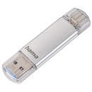 Bild 1 von Hama USB-Stick "C-Laeta", Type-C USB 3.1/USB 3.0, 32GB, 40 MB/s, Silber