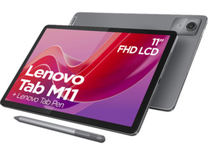 LENOVO Tab M11 mit Lenovo Digital Pen, Tablet, 128 GB, 11 Zoll, Luna Grey, Luna Grey